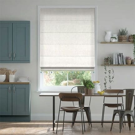 Decorative Roman Shades with Trims