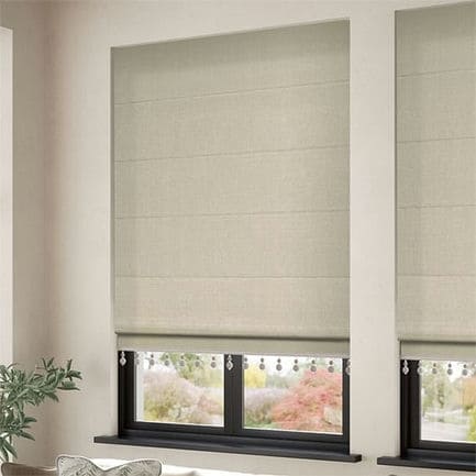 Decorative Roman Shades with Trims 1812
