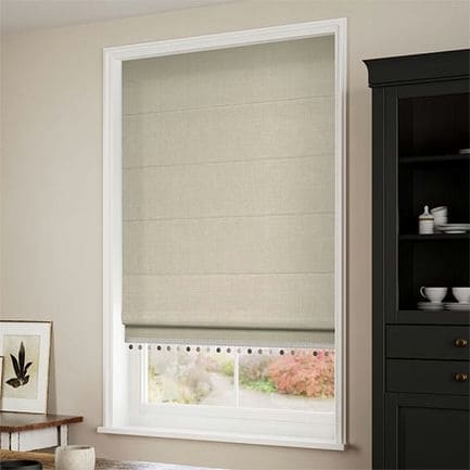 Decorative Roman Shades with Trims 1812