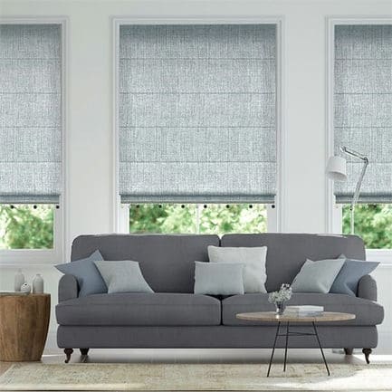 Decorative Roman Shades with Trims