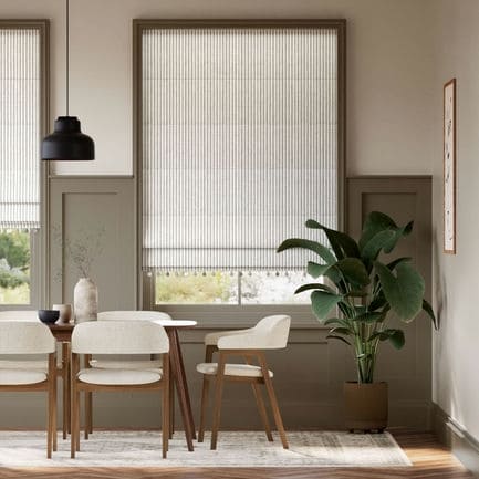 Decorative Roman Shades with Trims