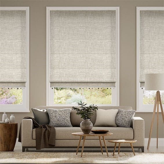 Decorative Roman Shades with Trims 1812