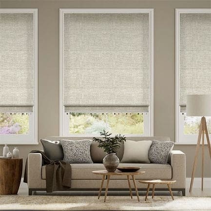 Decorative Roman Shades with Trims