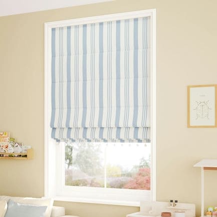 Decorative Roman Shades with Trims 1812