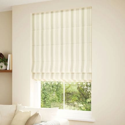 Decorative Roman Shades with Trims 1812