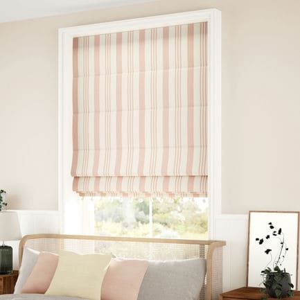 Decorative Roman Shades with Trims 1812