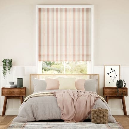 Decorative Roman Shades with Trims
