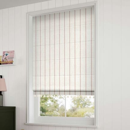 Decorative Roman Shades with Trims 1812