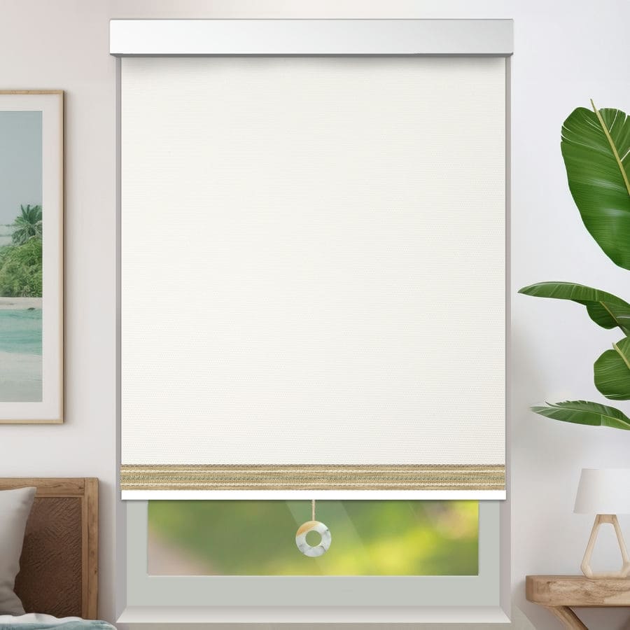 Designer Blackout Roller Shades with Trims & Pulls 1740