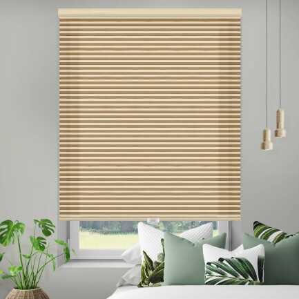 Designer Double Cell Light Filtering Honeycomb Shades