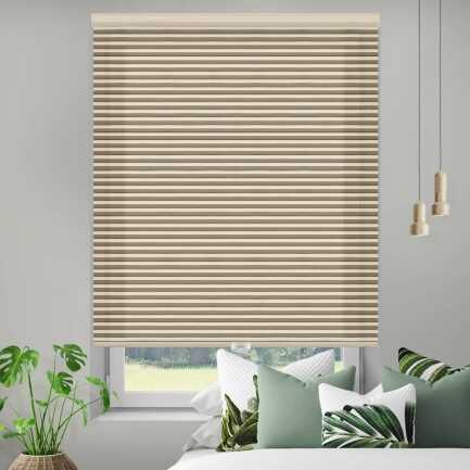 Designer Double Cell Light Filtering Honeycomb Shades