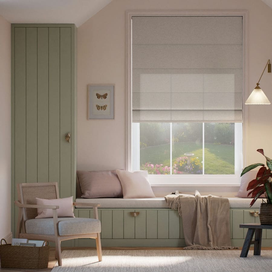 Designer Double Roman Shades 1865