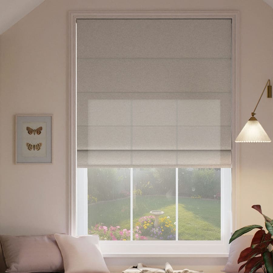 Designer Double Roman Shades 1865