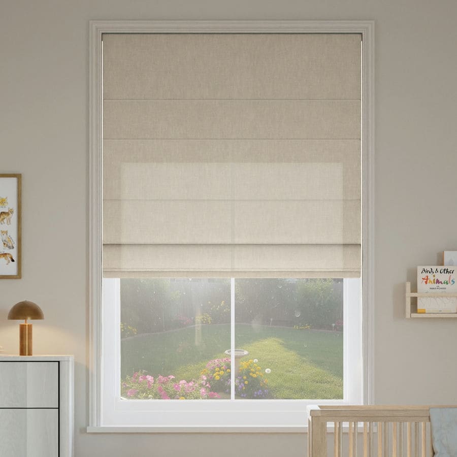Designer Double Roman Shades 1865