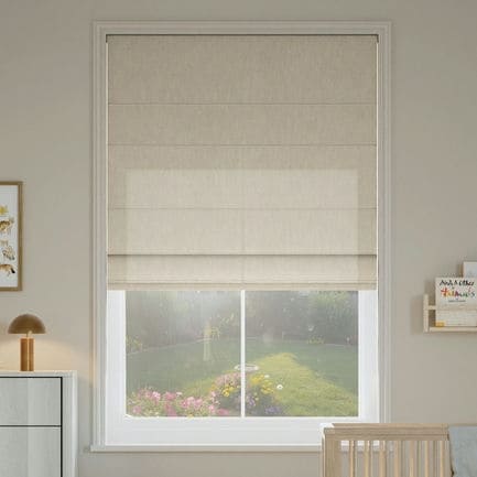 Designer Double Roman Shades 1865