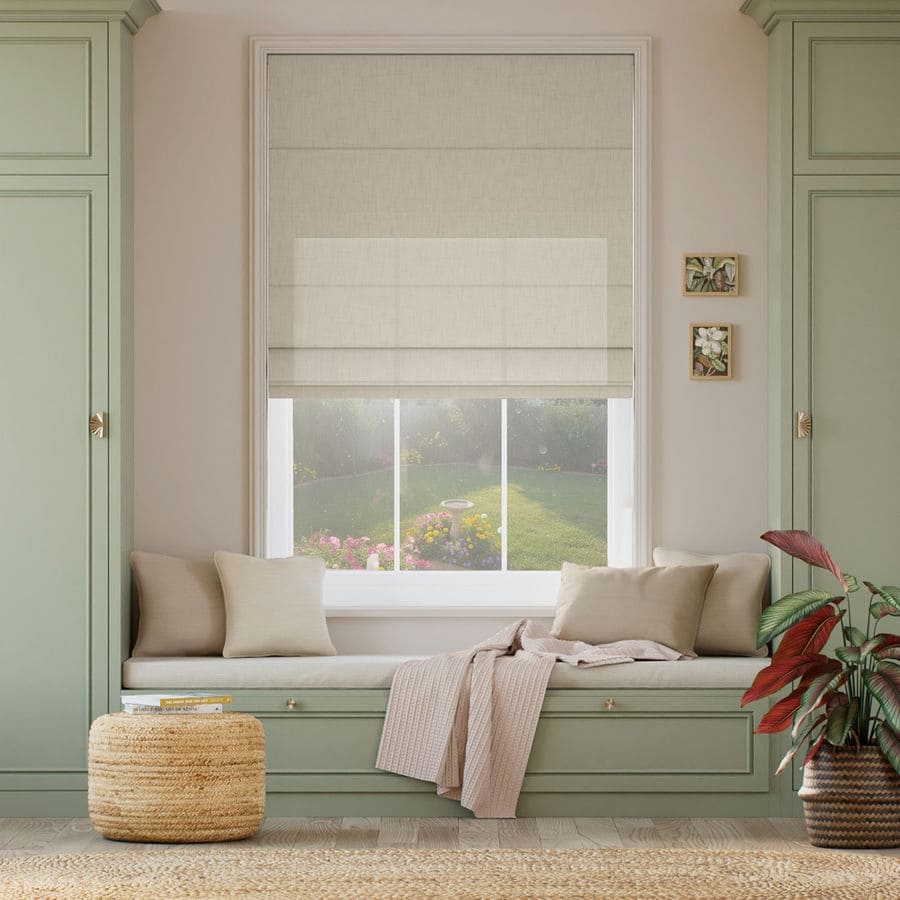 Designer Double Roman Shades 1865