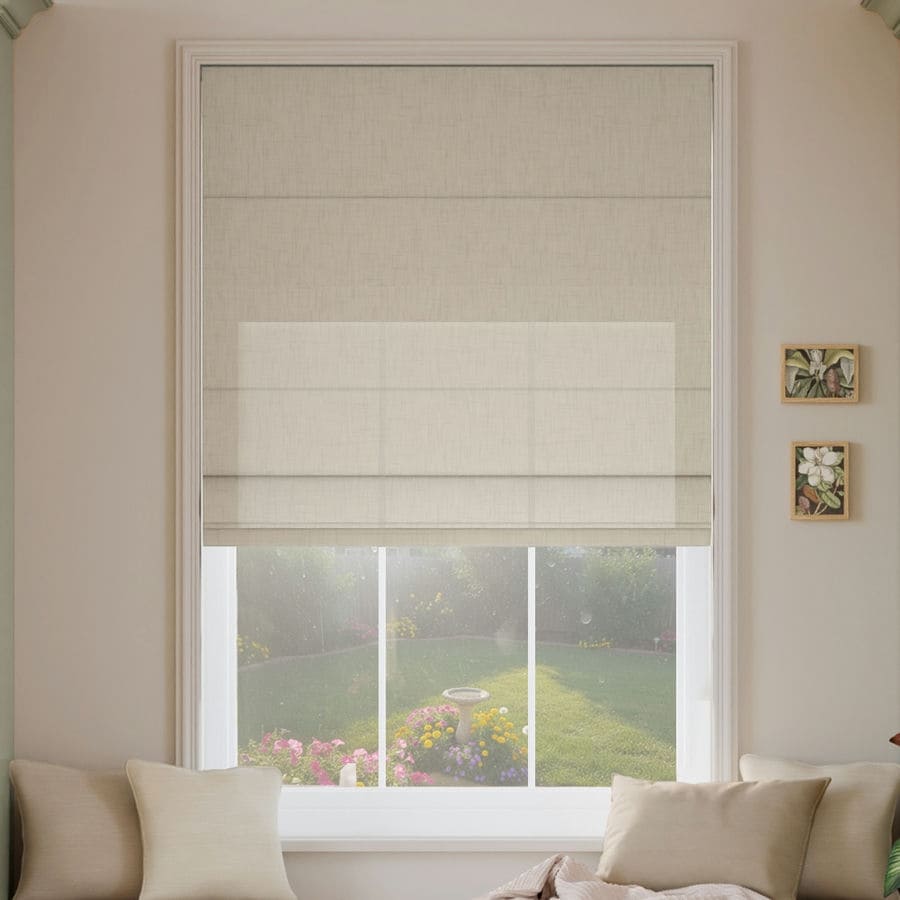 Designer Double Roman Shades 1865