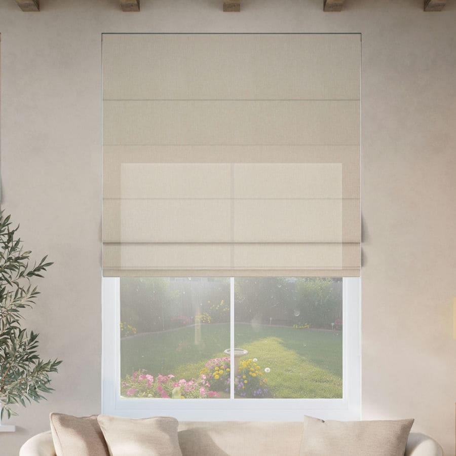 Designer Double Roman Shades 1865