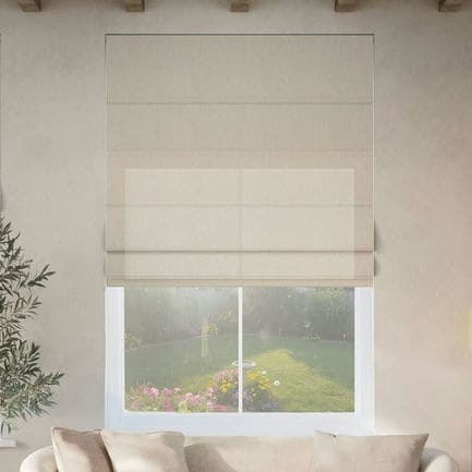 Designer Double Roman Shades 1865