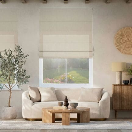 Designer Double Roman Shades