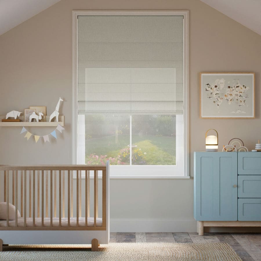 Designer Double Roman Shades 1865