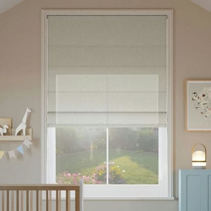 Designer Double Roman Shades 1865