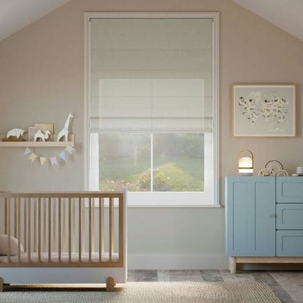 Designer Double Roman Shades