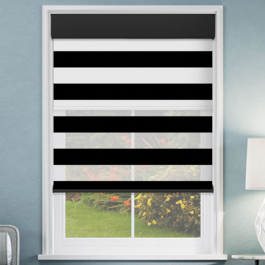 Designer Double Zebra/Roller Shades 1619