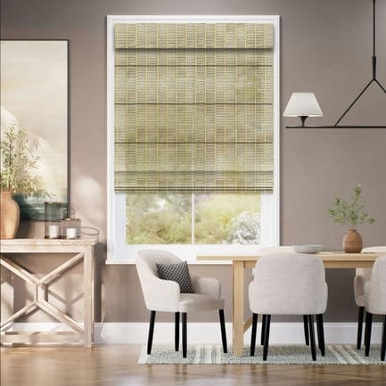 Designer Faux Woven Wood/Bamboo Shades