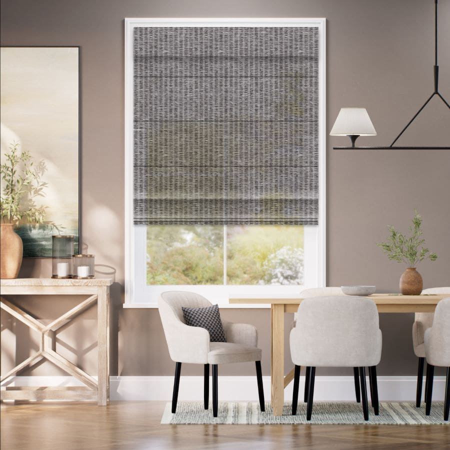 Designer Faux Woven Wood/Bamboo Shades 1802