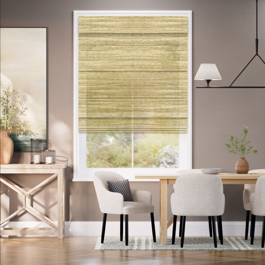 Designer Faux Woven Wood/Bamboo Shades 1802