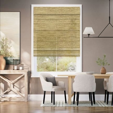 Designer Faux Woven Wood/Bamboo Shades