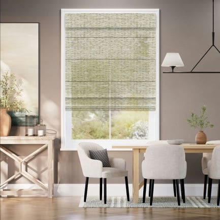 Designer Faux Woven Wood/Bamboo Shades