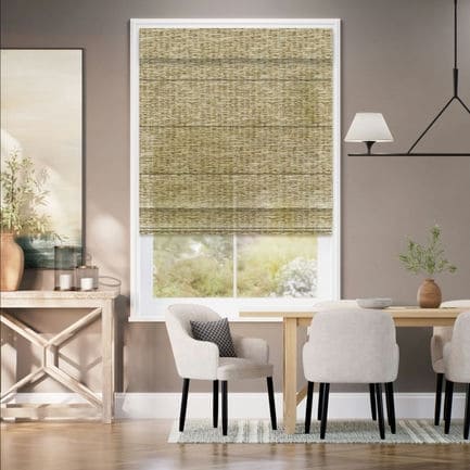 Designer Faux Woven Wood/Bamboo Shades