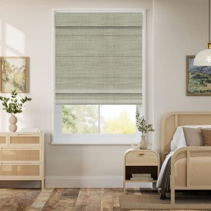 Designer Luxe Blackout Roman Shades
