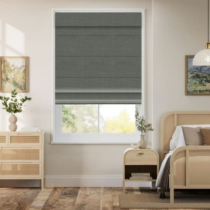 Designer Luxe Blackout Roman Shades
