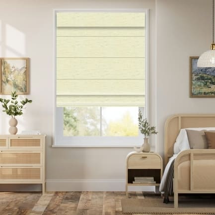 Designer Luxe Blackout Roman Shades