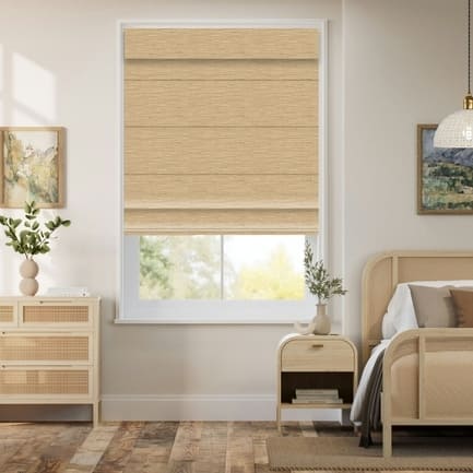 Designer Luxe Blackout Roman Shades