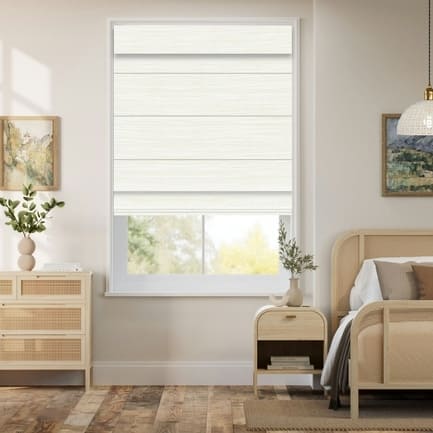 Designer Luxe Blackout Roman Shades