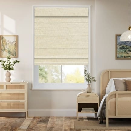 Designer Luxe Blackout Roman Shades