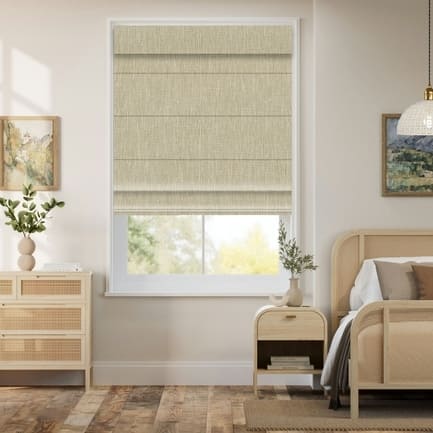 Designer Luxe Blackout Roman Shades
