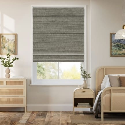 Designer Luxe Blackout Roman Shades
