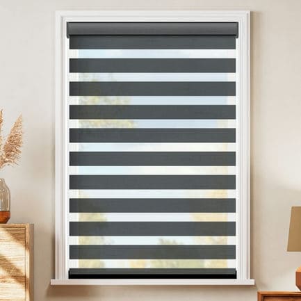 Designer Luxe Light Filtering Zebra Blinds