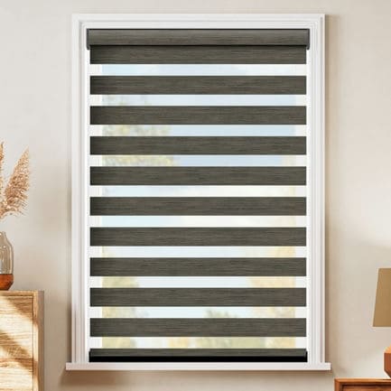 Designer Luxe Light Filtering Zebra Blinds