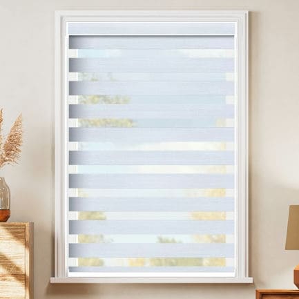 Designer Luxe Light Filtering Zebra Blinds