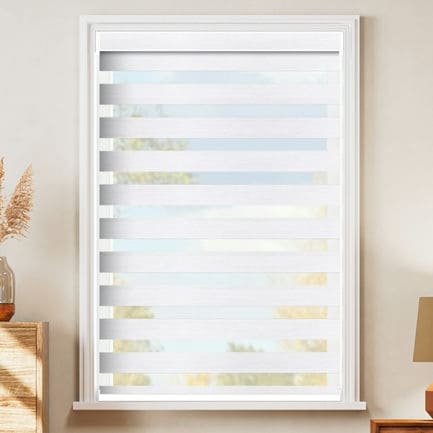 Designer Luxe Light Filtering Zebra Blinds