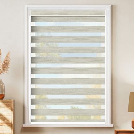 Designer Luxe Light Filtering Zebra Blinds