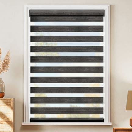 Designer Luxe Light Filtering Zebra Blinds 1729