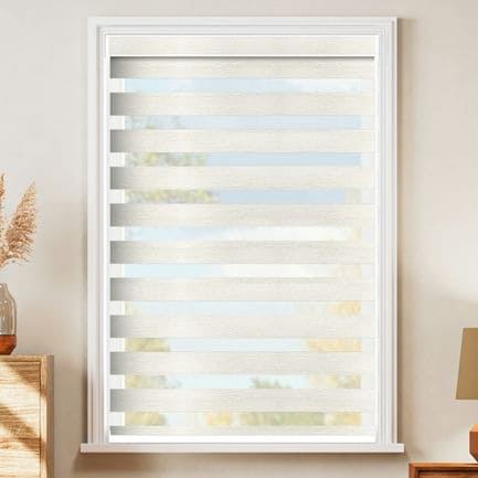 Designer Luxe Light Filtering Zebra Blinds