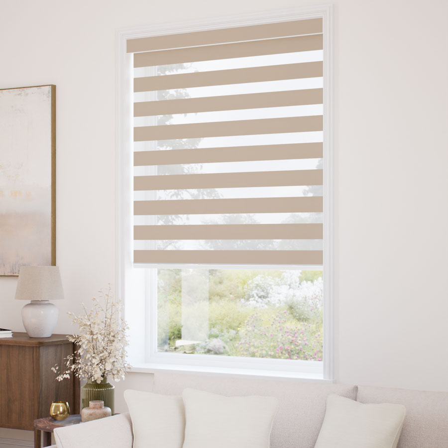 Designer Luxe Room Darkening Zebra Blinds 1730